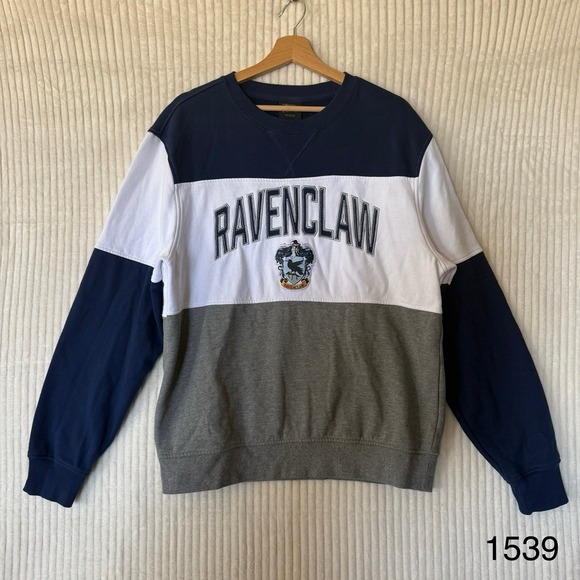 Other - Harry Potter Ravenclaw Universal Studios Color Block Crewneck Sweatshirt Sz L